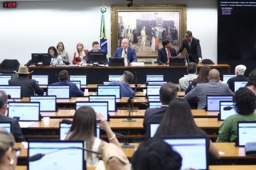 A CCJ da Câmara aprovou projeto em resposta à pauta da adultização de crianças e adolescentes, mas adiou a votação de outra proposta -  (crédito: Vinicius Loures / Câmara dos Deputados)