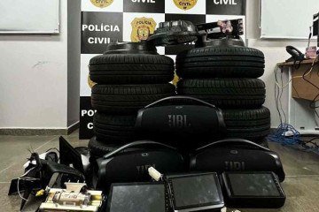 Quadrilha furtava estepes e airbags e revendia em feira -  (crédito: PCDF)