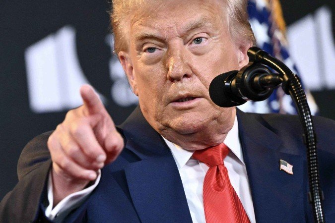 Trump assinou decreto que altera o nome do Departamento da Defesa para Departamento de Guerra -  (crédito: Mandel Ngan/AFP)