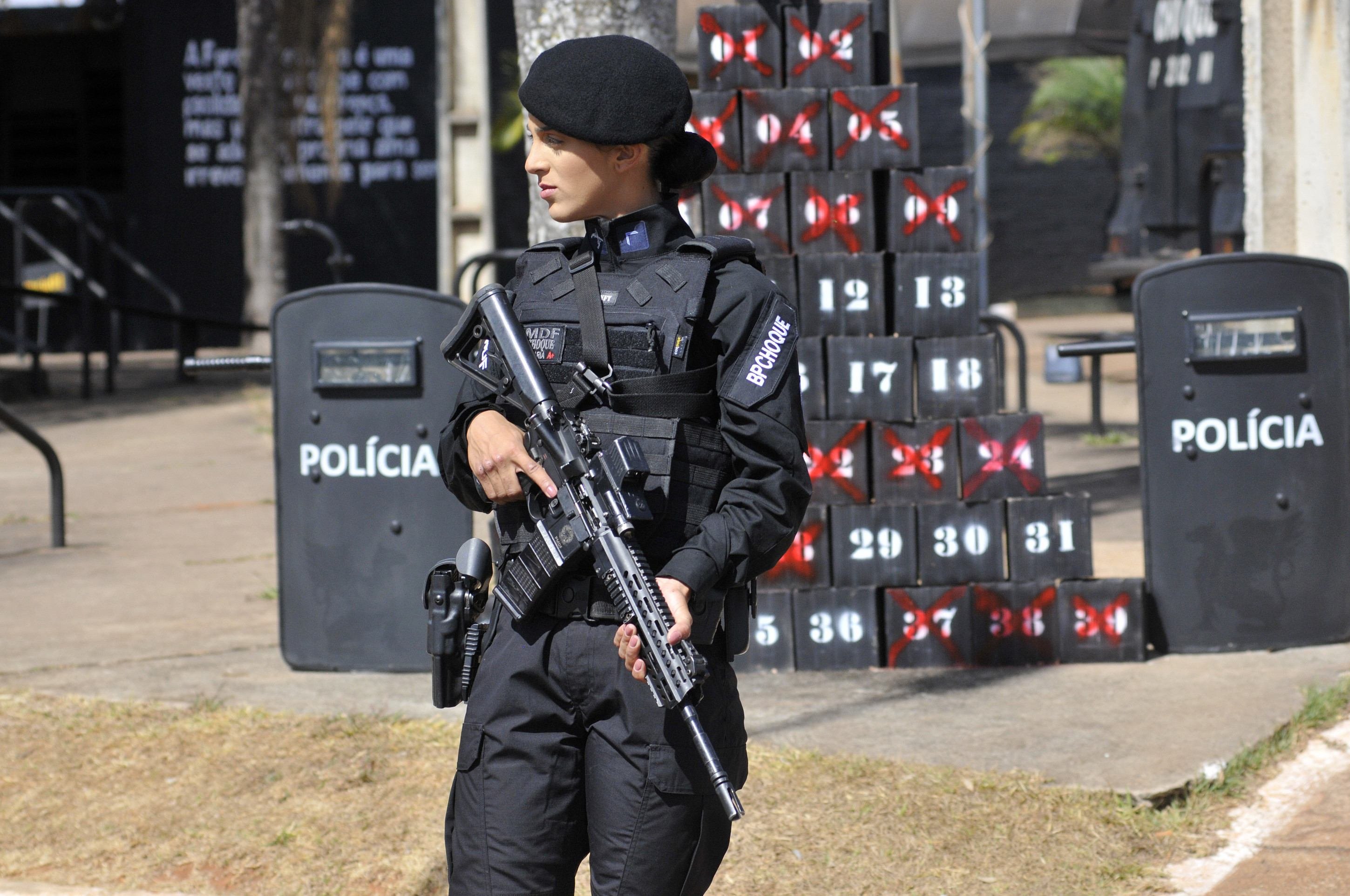 Soldada Maria. Única mulher a concluir o curso de formação.