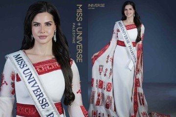 Nadeen Ayoub será a primeira representante da Palestina da história do Miss Universo -  (crédito: Reprodução / Instagram )