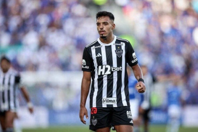 GABRIEL MENINO - Assim como Franco, esteve perdido na marcação durante o primeiro tempo e não conseguiu dar qualidade à saída de bola. Foi corretamente substituído no intervalo. NOTA: 4,5. Foto: Pedro Souza/Atlético