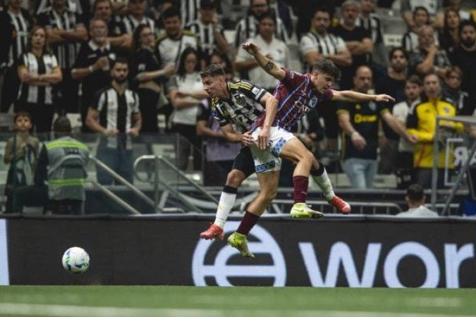 GODOY CRUZ - Time argentino foi valente e taticamente aplicado no primeiro tempo, mas recuou demais na etapa final e não suportou a pressão e a qualidade do banco do Galo. NOTA: 6,0.Foto: Pedro Souza/Atlético