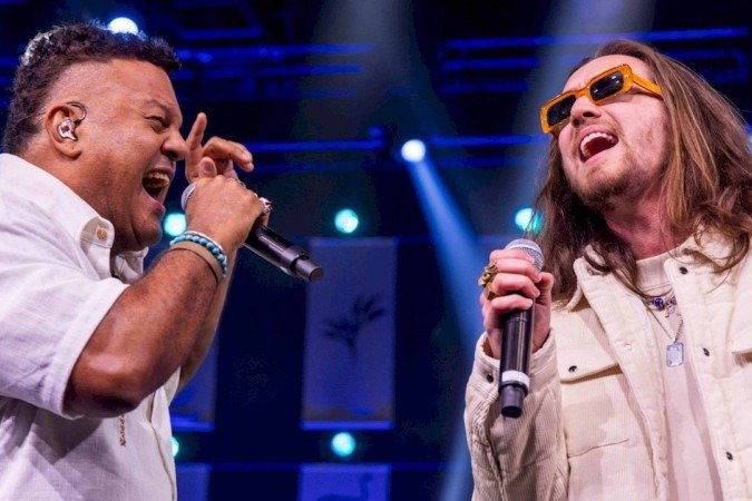 Alma Djem e Vitor Kley se encontram em releitura de 'Divide' - (crédito: Divulgação) Alma Djem e Vitor Kley se encontram em releitura de 'Divide' - (crédito: Divulgação)