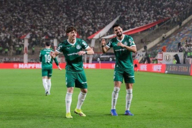 Flaco López marcou duas vezes e fez a festa em Lima - (crédito: Foto: Divulgação/Conmebol) Flaco López marcou duas vezes e fez a festa em Lima - (crédito: Foto: Divulgação/Conmebol)