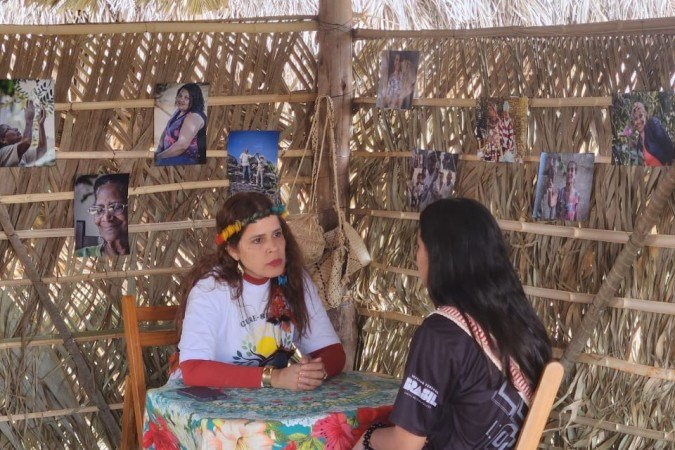 Tenda da saúde, na primeira edição do evento. -  (crédito: Instituto Equilibraí e Aldeia Multiétnica)