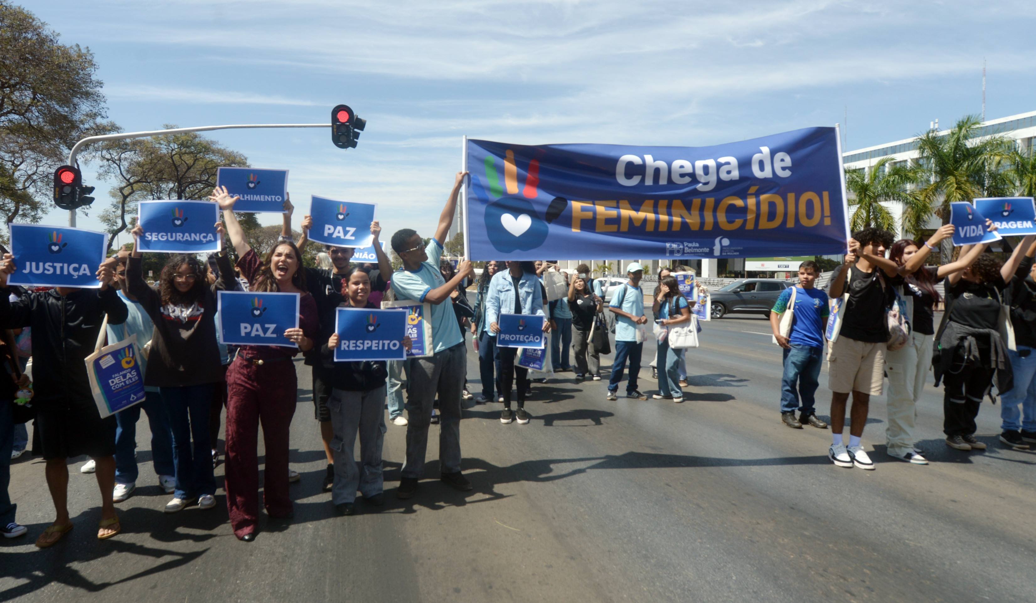  15/08/2025 Ed Alves CB/DA Press. Cidades. Manifestação contra o Feminicidio. 