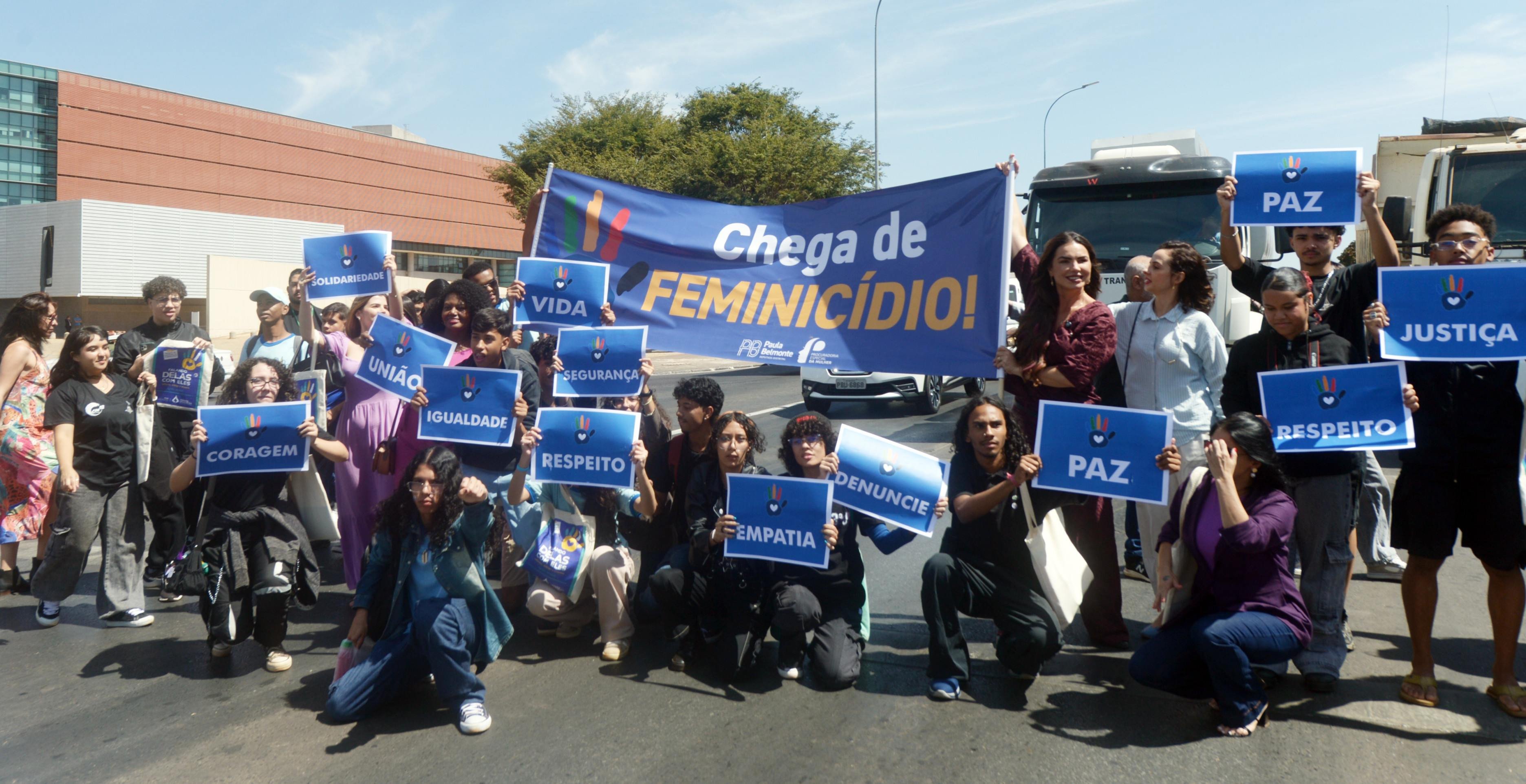  15/08/2025 Ed Alves CB/DA Press. Cidades. Manifestação contra o Feminicidio. 