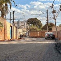 Avenida da Misericórdia, em Vicente Pires, recebeu pavimentação da Secretaria de Obras (SODF) -  (crédito: Divulgação/SODF)