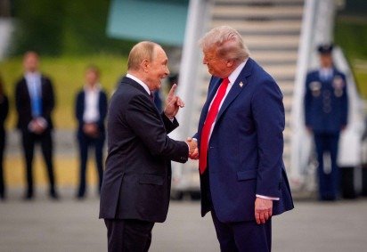 Donald Trump e Vladimir Putin -  (crédito:  Getty Images via AFP)