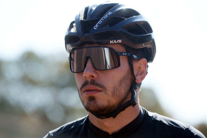 Pedro Resende, 29, pratica ciclismo para melhorar a insônia e a ansiedade