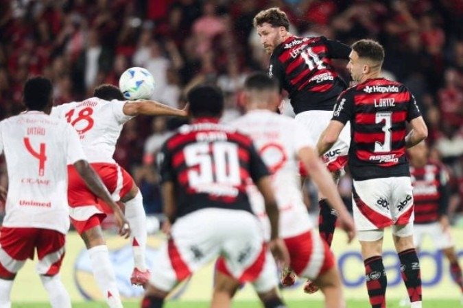 Flamengo sai em vantagem nas oitavas da Libertadores - (crédito: Foto: Gilvan de Souza/Flamengo) Flamengo sai em vantagem nas oitavas da Libertadores - (crédito: Foto: Gilvan de Souza/Flamengo)