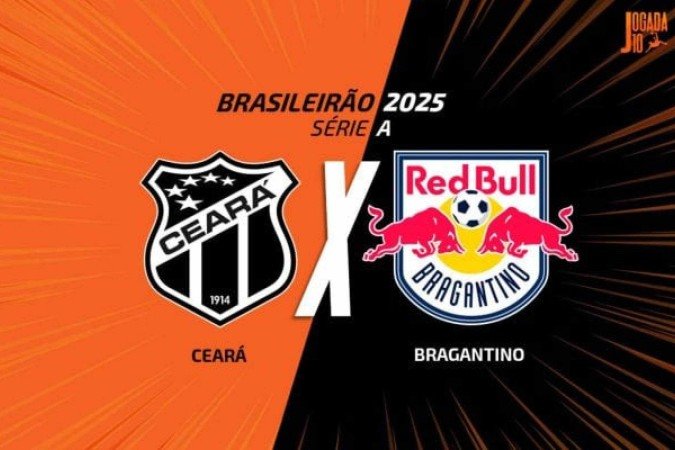 Ceará e Bragantino se enfrentam pela 22ª rodada do Brasileirão  -  (crédito: Foto: Arte/Jogada10)
