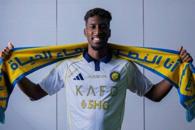 Kingsley Coman, de 29 anos, assinou por três anos com o clube saudita - (crédito: Foto: Divulgação) Kingsley Coman, de 29 anos, assinou por três anos com o clube saudita - (crédito: Foto: Divulgação)