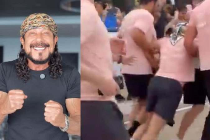 Bell Marques passa mal em corrida - (crédito: Redes sociais/Reprodução) Bell Marques passa mal em corrida - (crédito: Redes sociais/Reprodução)