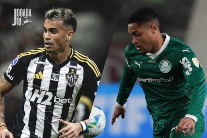 Atuações de Vitor Roque e Reinier chamam atenção de jornal espanhol  -  (crédito: Foto: Cesar Greco/Palmeiras)