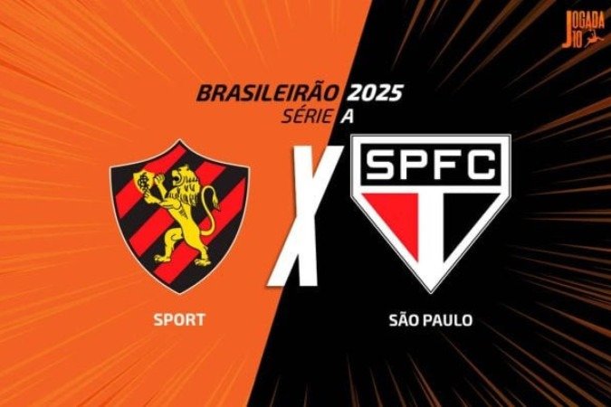 Sport e São Paulo fazem duelo de opostos no Brasileirão -  (crédito: Foto: Arte/Jogada10)