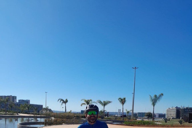 George Dantas usa a bicicleta cerca de quatro vezes por semana. Alívio à ansiedade e melhoria na disposição