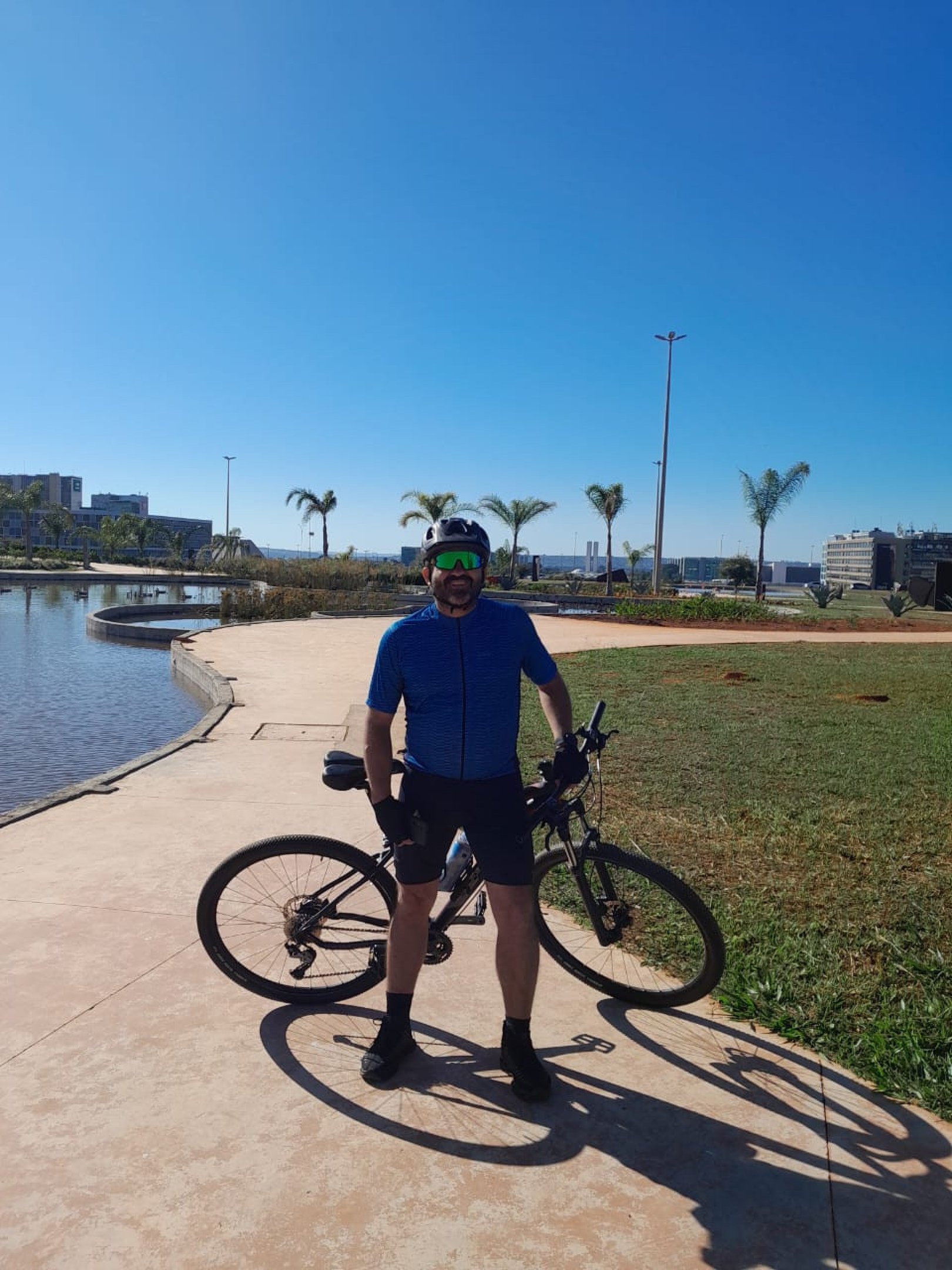 George Dantas usa a bicicleta cerca de quatro vezes por semana. Alívio à ansiedade e melhoria na disposição