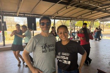 Evento Tango no Eixo mobilizou brasilienses no Eixão