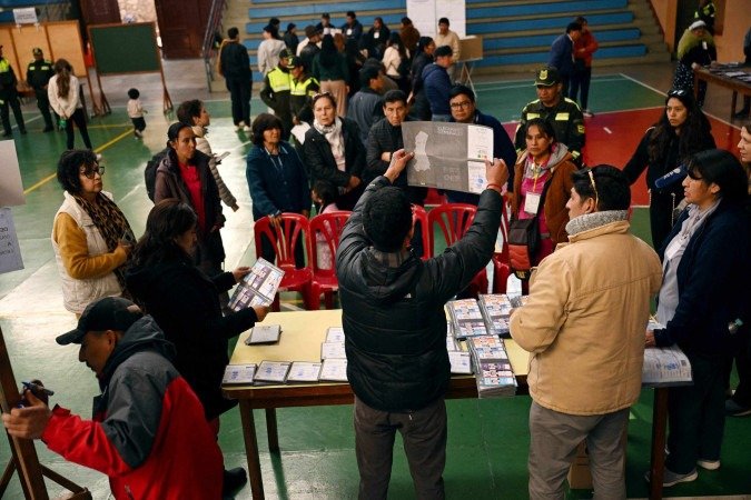 Eleições na Bolívia - (crédito: MARTIN BERNETTI / AFP) Eleições na Bolívia - (crédito: MARTIN BERNETTI / AFP)