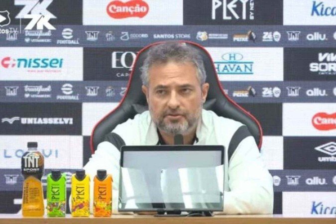 Dirigente se mostrou envergonhado após derrota para o Vasco -  (crédito: Foto: Reprodução)