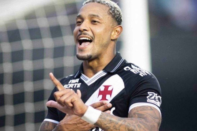 David volta a marcar pelo Vasco após 364 dias e comemora - (crédito: Foto: Matheus Lima/Vasco) David volta a marcar pelo Vasco após 364 dias e comemora - (crédito: Foto: Matheus Lima/Vasco)