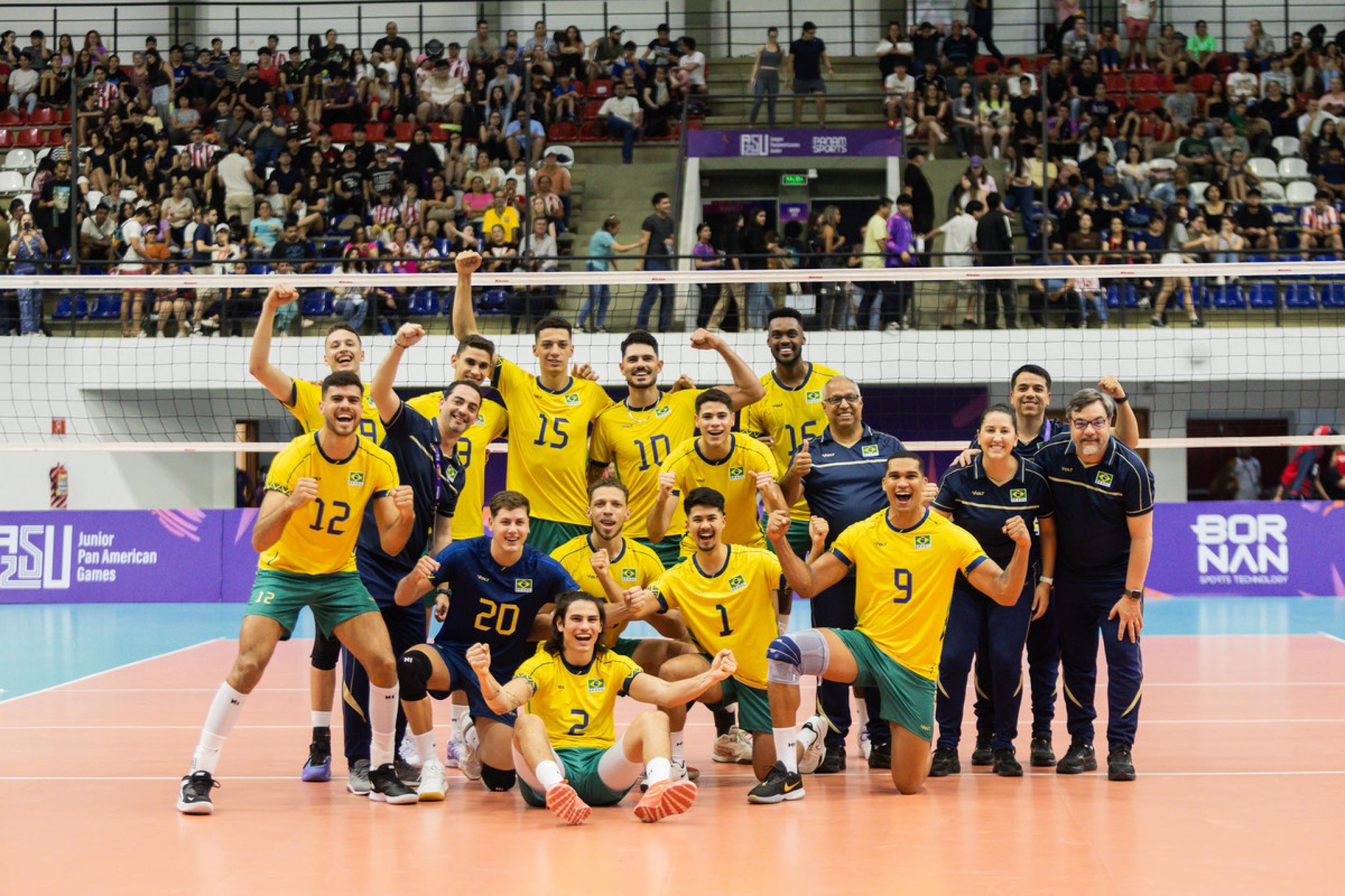 Brasil estreou vencendo a República Dominicana no vôlei masculino: 3 sets a 0