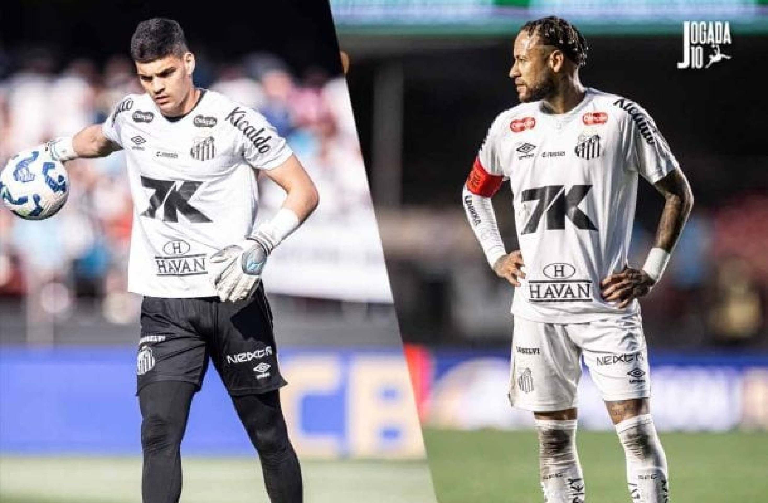 Neymar e Brazão, do Santos, estão na pré-lista de Ancelotti