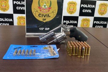 Arma apreendida em operação da PCDF - (crédito: Divulgação: PCDF) Arma apreendida em operação da PCDF - (crédito: Divulgação: PCDF)