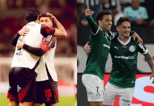 Foto: Adriano Fontes/Flamengo e Cesar Greco / Palmeiras