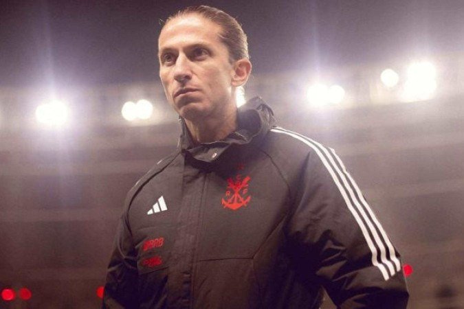 Filipe Luís projeta duelo da volta entre Flamengo e Inter pela Libertadores -  (crédito: Foto: Adriano Fontes / Flamengo)