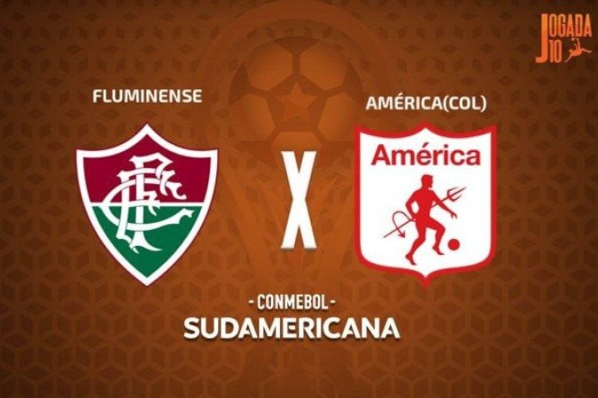 Fluminense volta a enfrentar o América de Cali da Colômbia, pela Sul-Americana - (crédito: Foto: Arte/Jogada10) Fluminense volta a enfrentar o América de Cali da Colômbia, pela Sul-Americana - (crédito: Foto: Arte/Jogada10)
