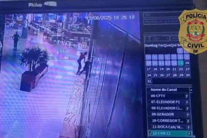 Agressor foi identificado em outras ocorrências -  (crédito: PCDF/Divulgação)