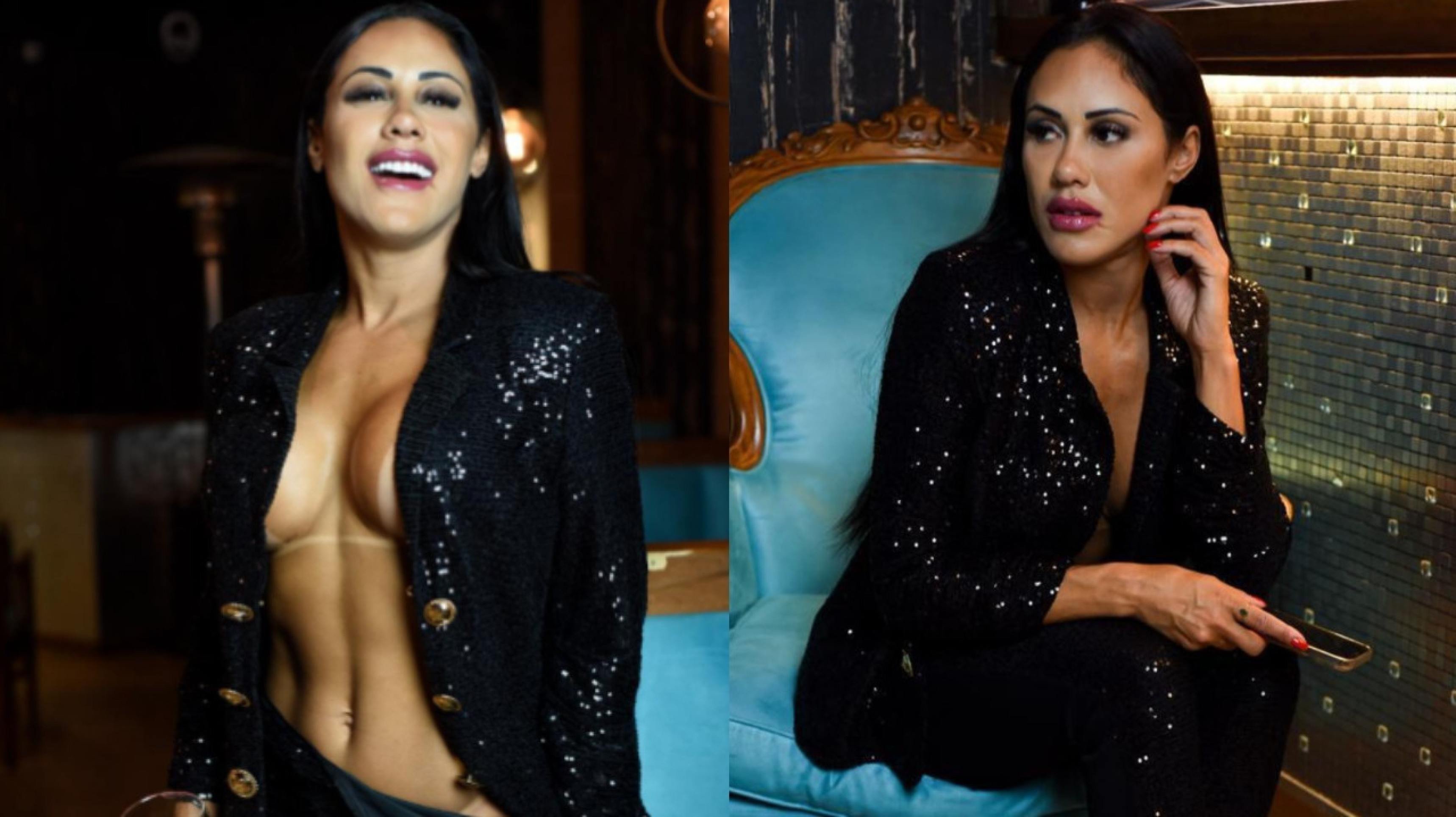 Atriz da RedeTV! posa com look de 100 mil reais comprado de Kim Kardashian