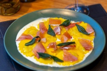 Ravioli ao limão da Casa Baco - (crédito: Divulgação) Ravioli ao limão da Casa Baco - (crédito: Divulgação)