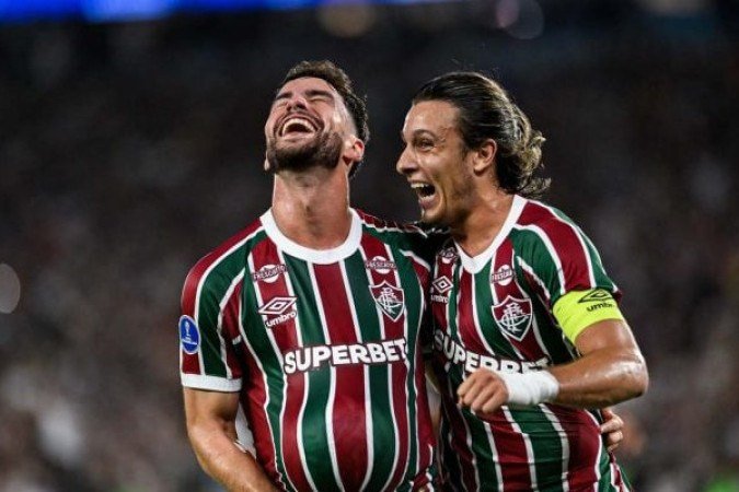 CANOBBIO – Partida excelente, puxando ataques, fazendo cruzamentos perigosíssimos, triangulando bem com Samuel Xavier. E fez uma grande jogada, dando assistência para o gol de Martinelli. NOTA 8,5. Foto: Marina Garcia/Fluminense
