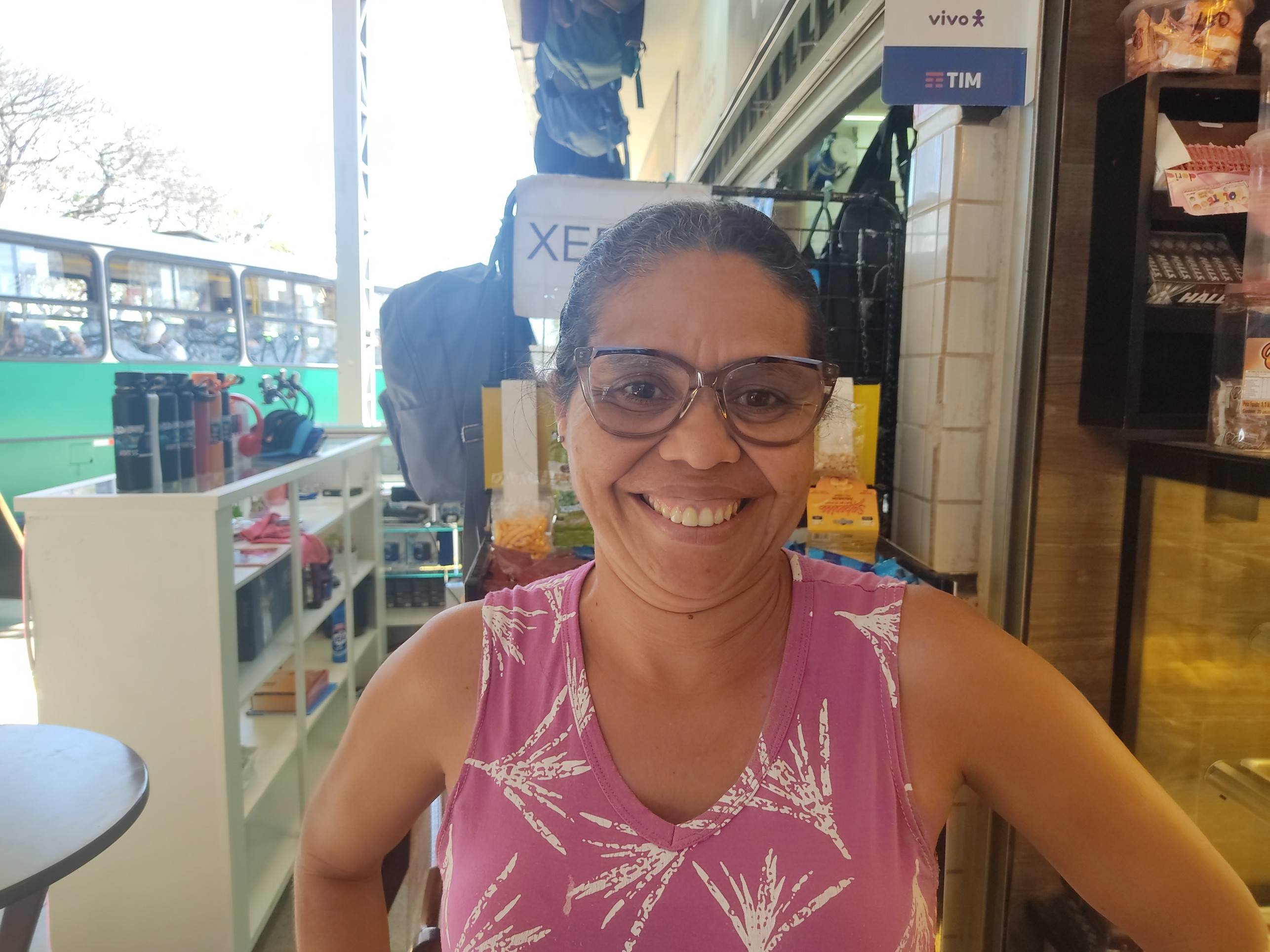 Fernanda da Silva gosta da calmaria que a cidade tem