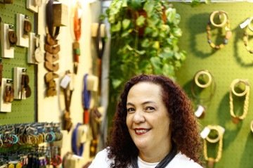 Patrícia Emília Freitas deu uma identidade aos acessórios da Ramifica