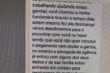 Criminosos ameaçavam vítima por meio de mensagens e fotos