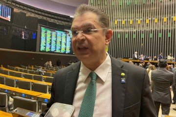 Líder do PL na Câmara, Sóstenes Cavalcante, comemorou a vitória da oposição na CPMI do INSS -  (crédito: Foto: WAL LIMA)