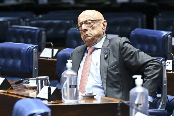 O projeto ainda precisa ser analisado pelo plenário da Casa até o fim de setembro para valer nas eleições de 2026 -  (crédito: Jefferson Rudy/Agência Senado)