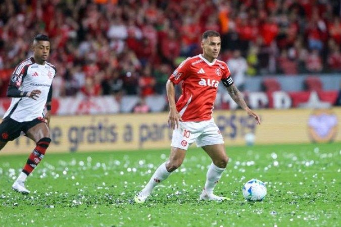 ALAN PATRICK - Principal jogador do Inter, foi bem marcado e não conseguiu fazer a diferença como em outros jogos. Acabou tendo uma atuação discreta por causa disso. NOTA: 5,0 - Foto: Ricardo Duarte / Internacional