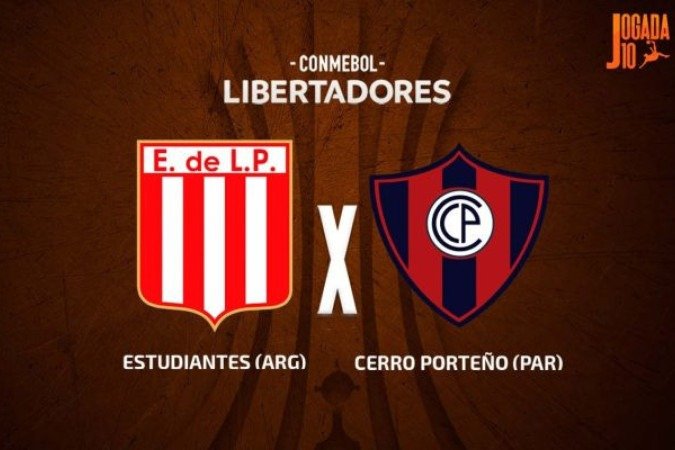 Estudiantes ou Cerro Porteño? Um deles avançará às quartas da Libertadores -  (crédito: Foto: Arte Jogada10)
