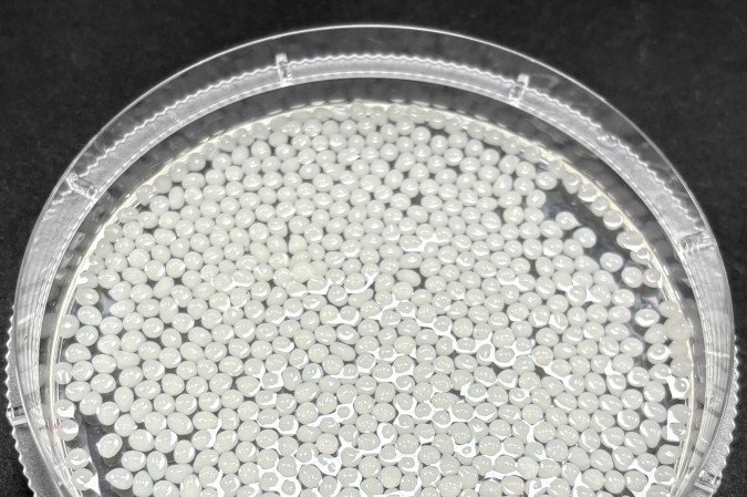 As microesferas contêm polifenóis do chá-verde e vitamina E -  (crédito: Yue Wu/Divulgação )