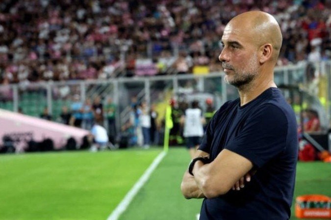 Guardiola sinaliza que pode renovar o vínculo com o Manchester City - (crédito: Foto: Maurizio Lagana/Getty Images) Guardiola sinaliza que pode renovar o vínculo com o Manchester City - (crédito: Foto: Maurizio Lagana/Getty Images)
