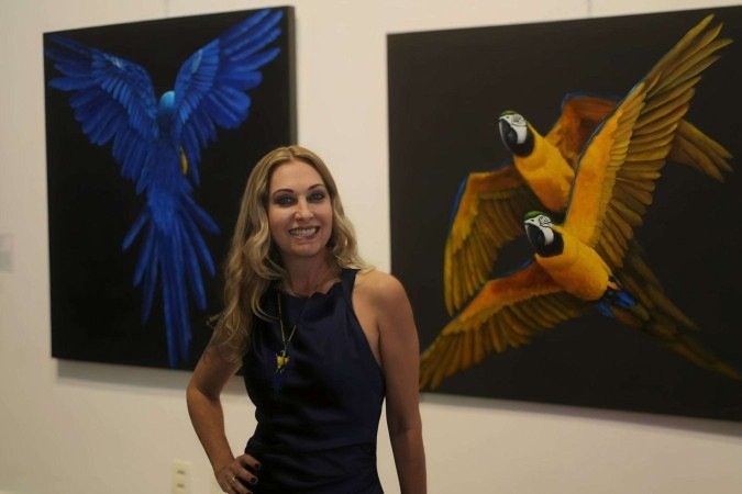 Artista plástica Jaqueline Marafon realizará exposição de suas obras no Hidden a partir desta quinta-feira - (crédito: Michelle Bartllet) Artista plástica Jaqueline Marafon realizará exposição de suas obras no Hidden a partir desta quinta-feira - (crédito: Michelle Bartllet)