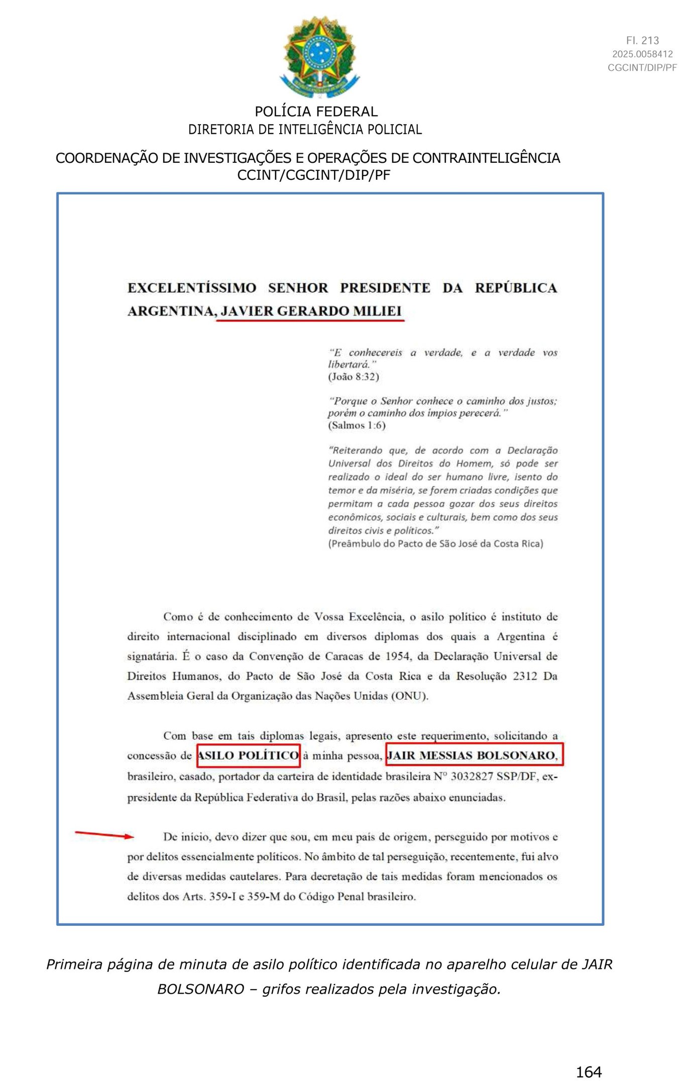 fasimile asilo politico