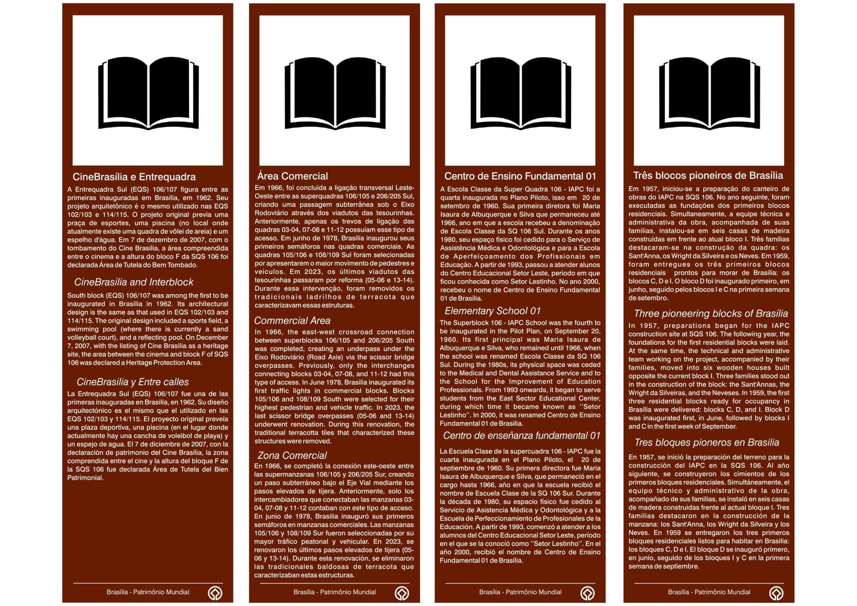 SQS 106 celebra memória de Brasília com inauguração de placas históricas