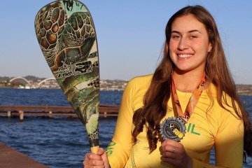 8-21-5--20 Bruna Gaston CB/DA Press. Mariana Daufenbach de Moura. vice-campe&atilde;  por equipe no Campeonato Mundial de Vaa 2025 -  (crédito: Bruna Gaston CB/DA Press)